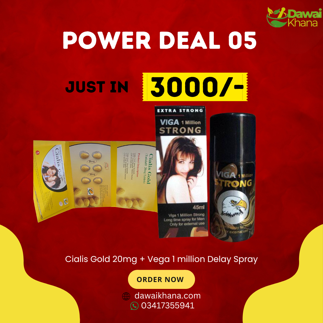 Power deal 05 ( Cialis Gold 20mg + Vega 1 Million spray )